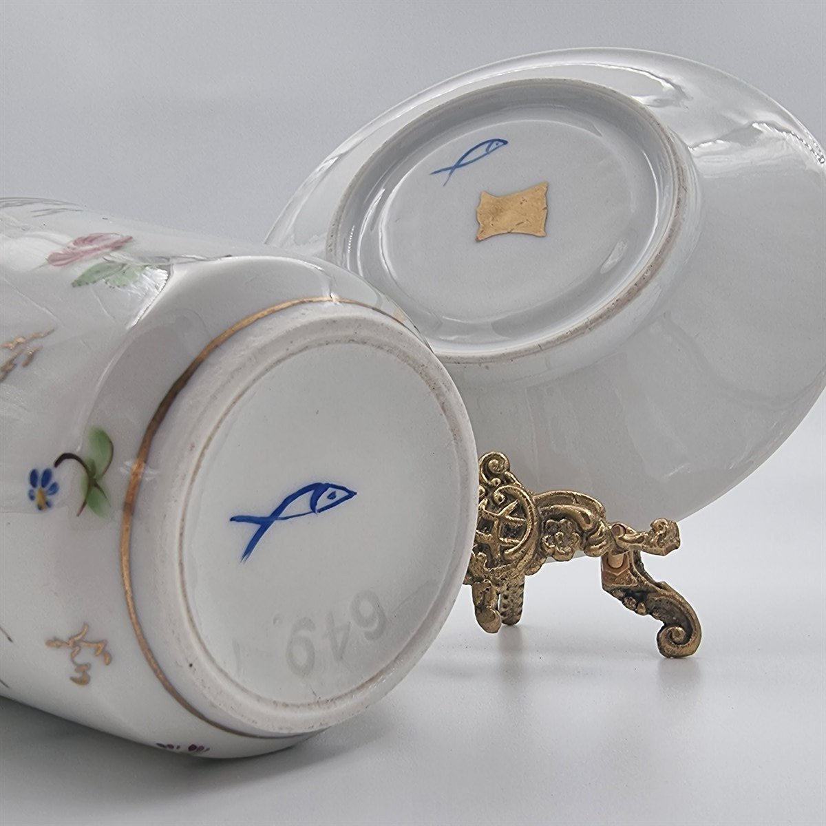 Cam & PorselenMeissen Porseleni Fincan ve Tabağı