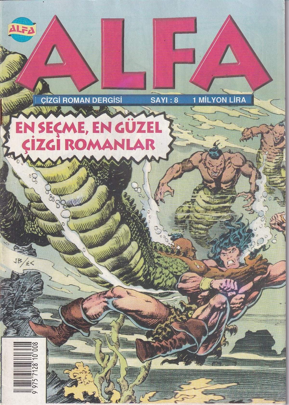 Çizgi RomanAlfa, Barbar Conan, Kurukafa Dansı, Alfa Yayınları Sayı 8