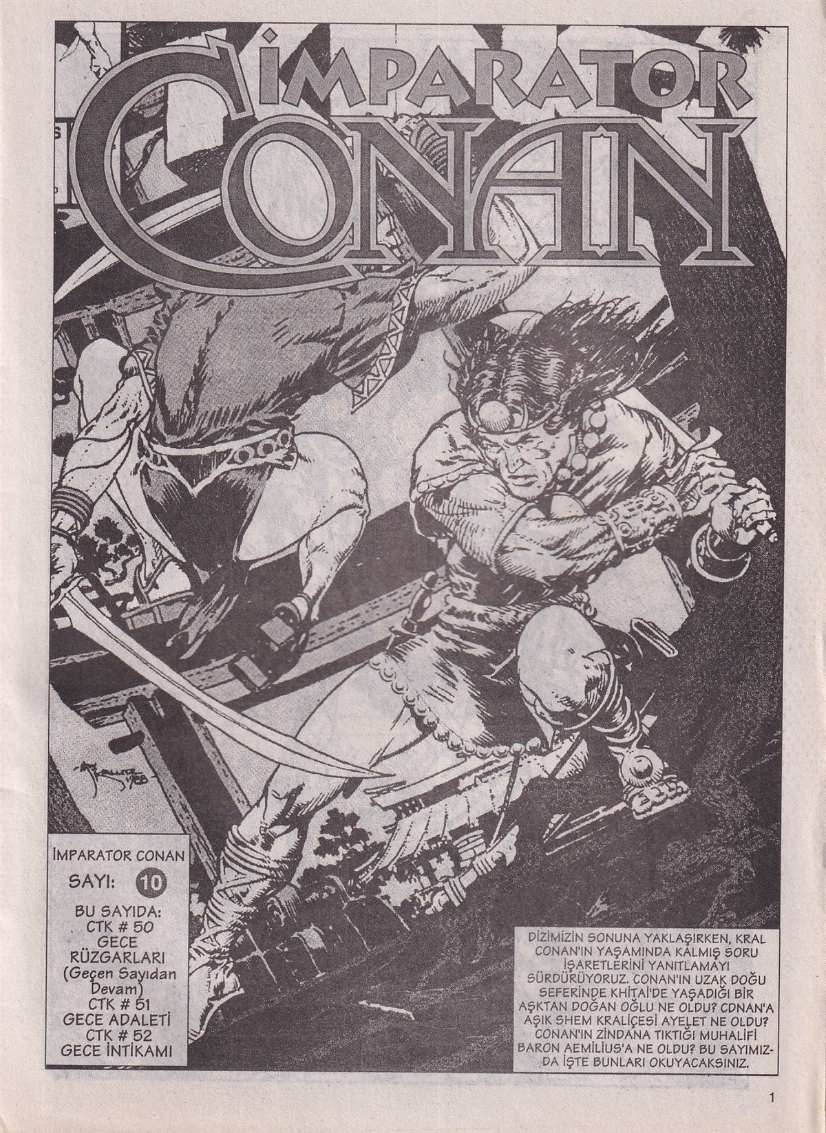 Çizgi Romanİmparator Conan, Gece Adaleti
