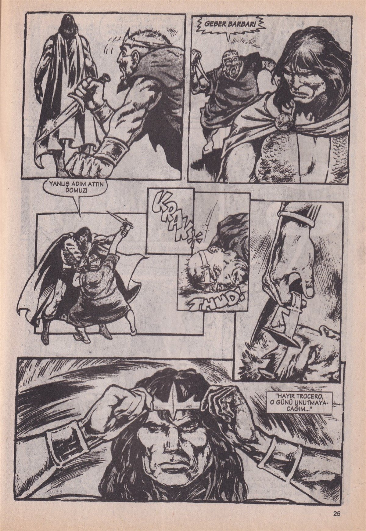 Çizgi RomanKral Conan, Gölgeler, Alfa Yayınları Sayı 31