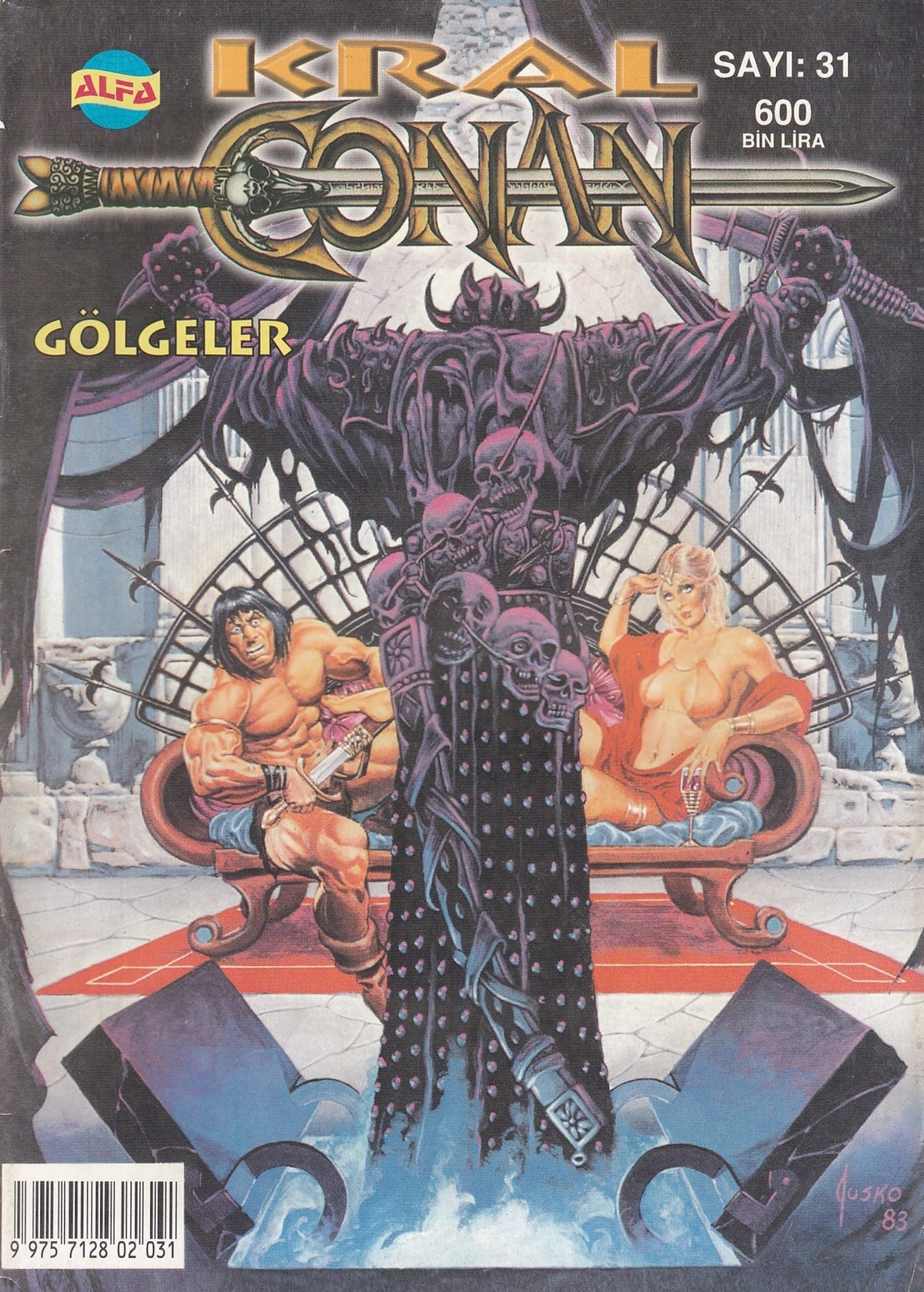 Çizgi RomanKral Conan, Gölgeler, Alfa Yayınları Sayı 31