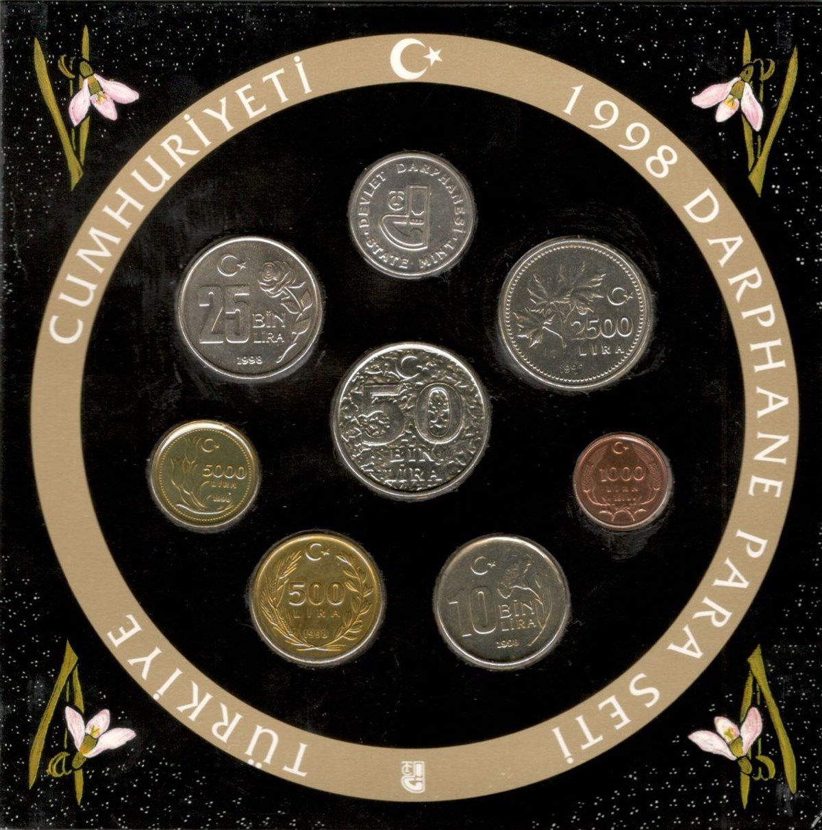 Darphane 1998 Tedavül Para Seti