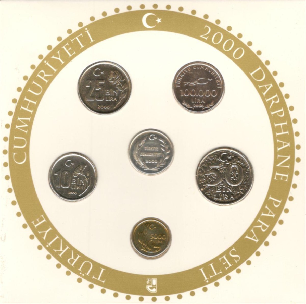 Darphane 2000 Tedavül Para Seti