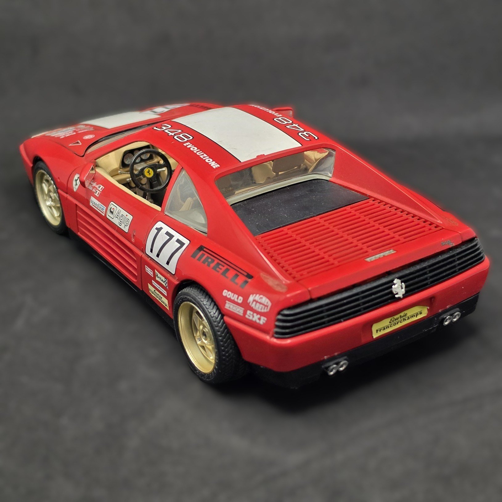DiecastBburago 1:18 Ferrari 348 tb Evoluzione #177 Made in Italy (Vintage Diecast)