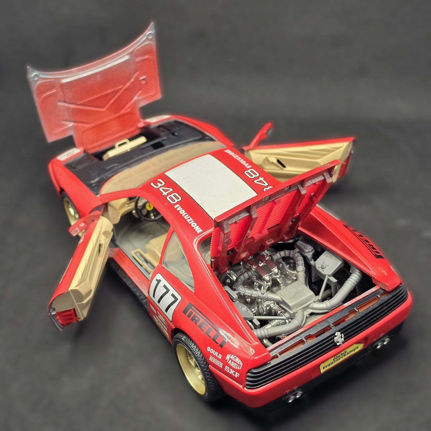 DiecastBburago 1:18 Ferrari 348 tb Evoluzione #177 Made in Italy (Vintage Diecast)