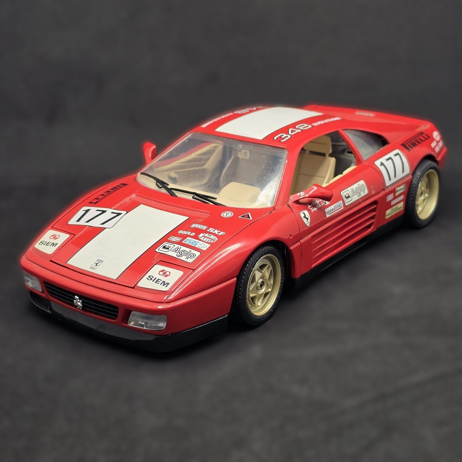 DiecastBburago 1:18 Ferrari 348 tb Evoluzione #177 Made in Italy (Vintage Diecast)