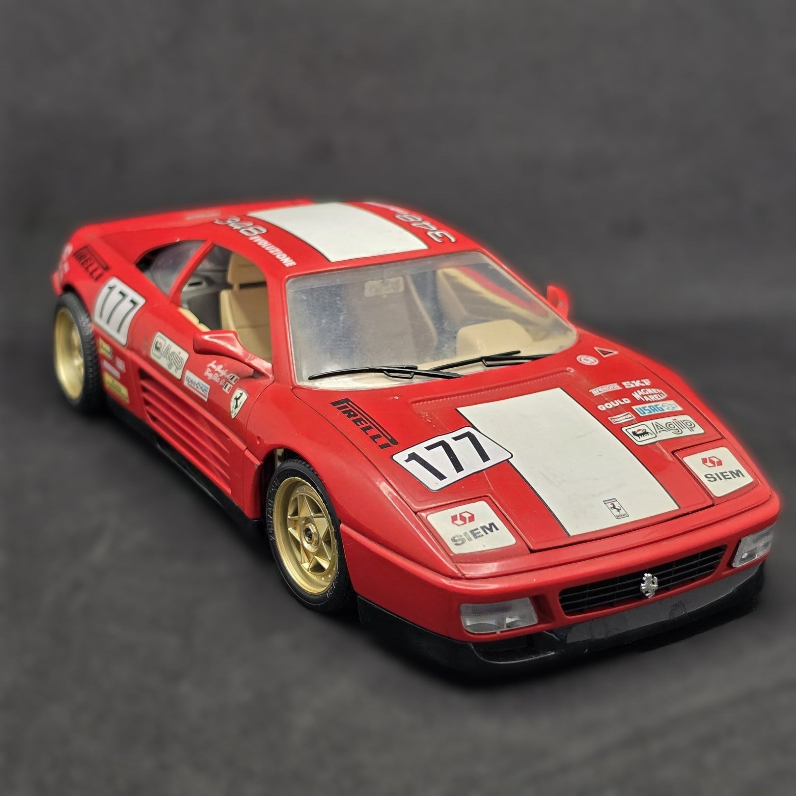 DiecastBburago 1:18 Ferrari 348 tb Evoluzione #177 Made in Italy (Vintage Diecast)