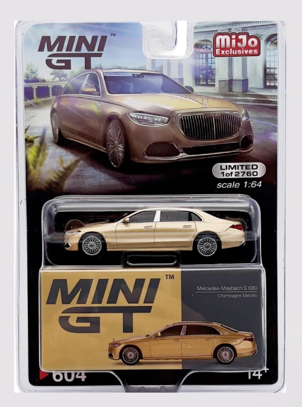 Mini GT - Mercedes-Maybach S680 Champagne Metallic 1/64