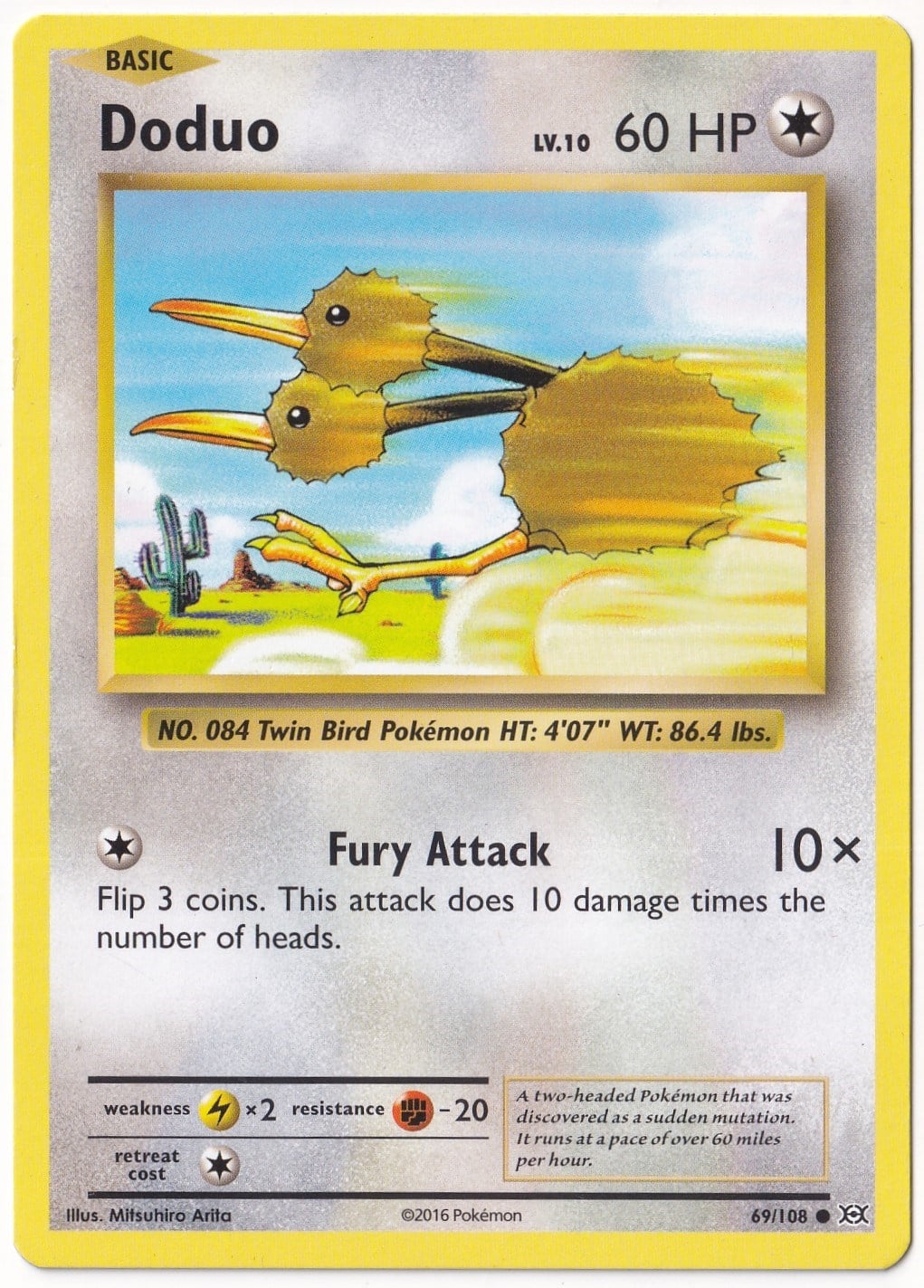EvolutionsDoduo #69 - Pokemon Evolutions - Pokemon Kartı (NM- Near Mint)