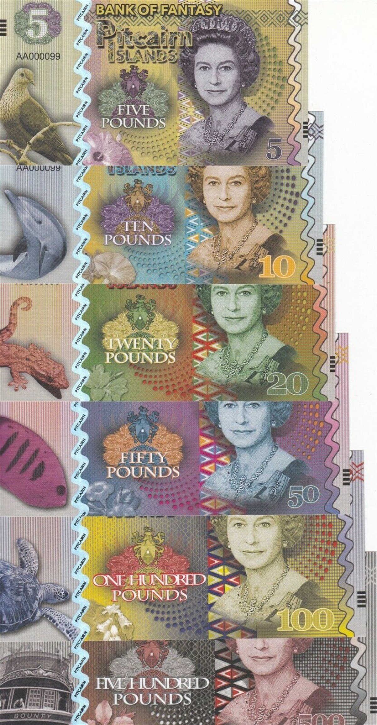 Fantezi Para Seti - Pitcairn Islands