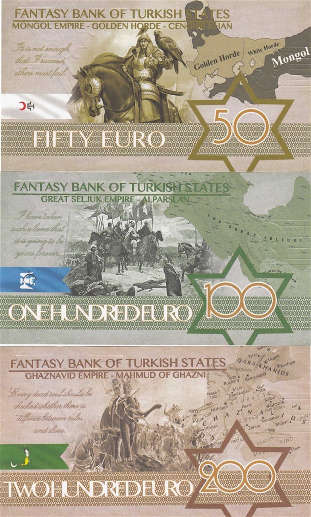 Fantezi Para Seti - Turkish States