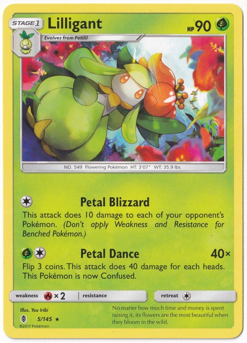 Guardians RisingLilligant #5 - Pokemon Guardians Rising - Pokemon Kartı (Mint)