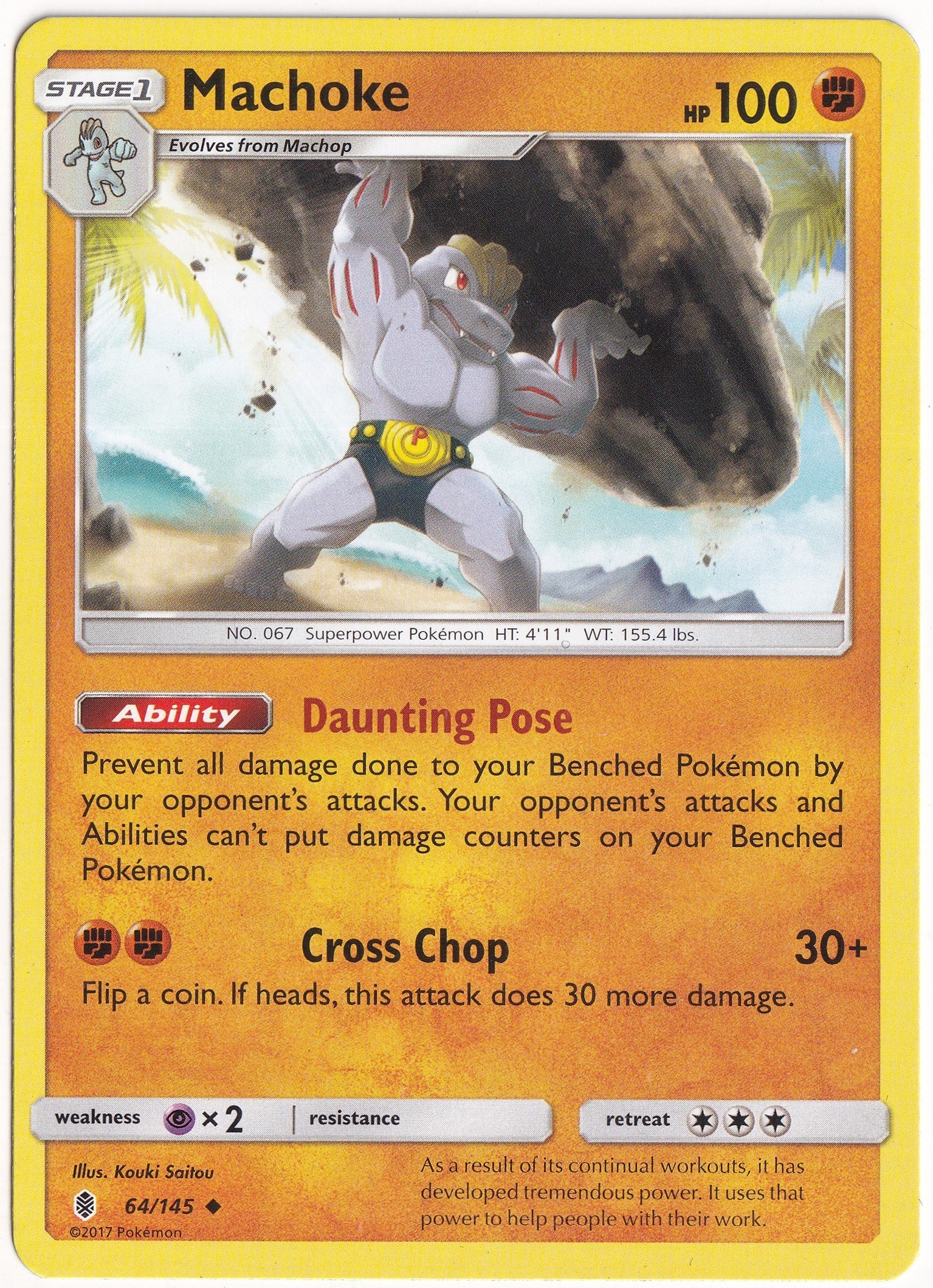 Guardians RisingMachoke #64 - Pokemon Guardians Rising - Pokemon Kartı (Mint)