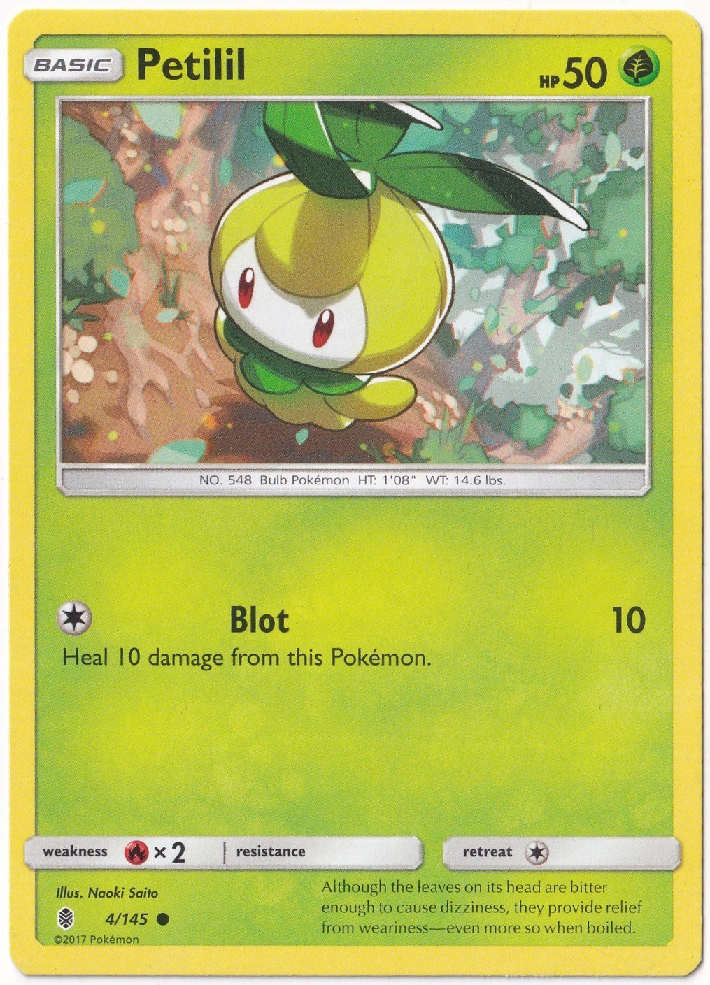 Guardians RisingPetilil #4 - Pokemon Guardians Rising - Pokemon Kartı (Mint)