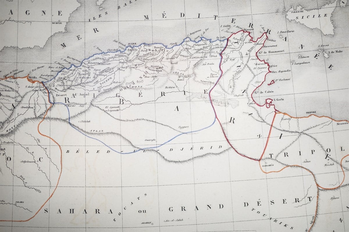 HaritaAchille Meissas et A. Michelot - Afrique (1852)