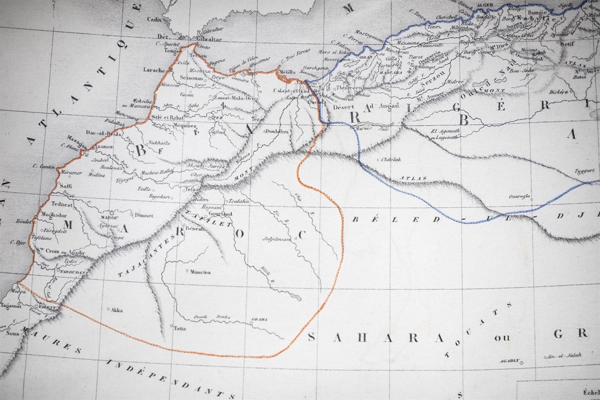 HaritaAchille Meissas et A. Michelot - Afrique (1852)