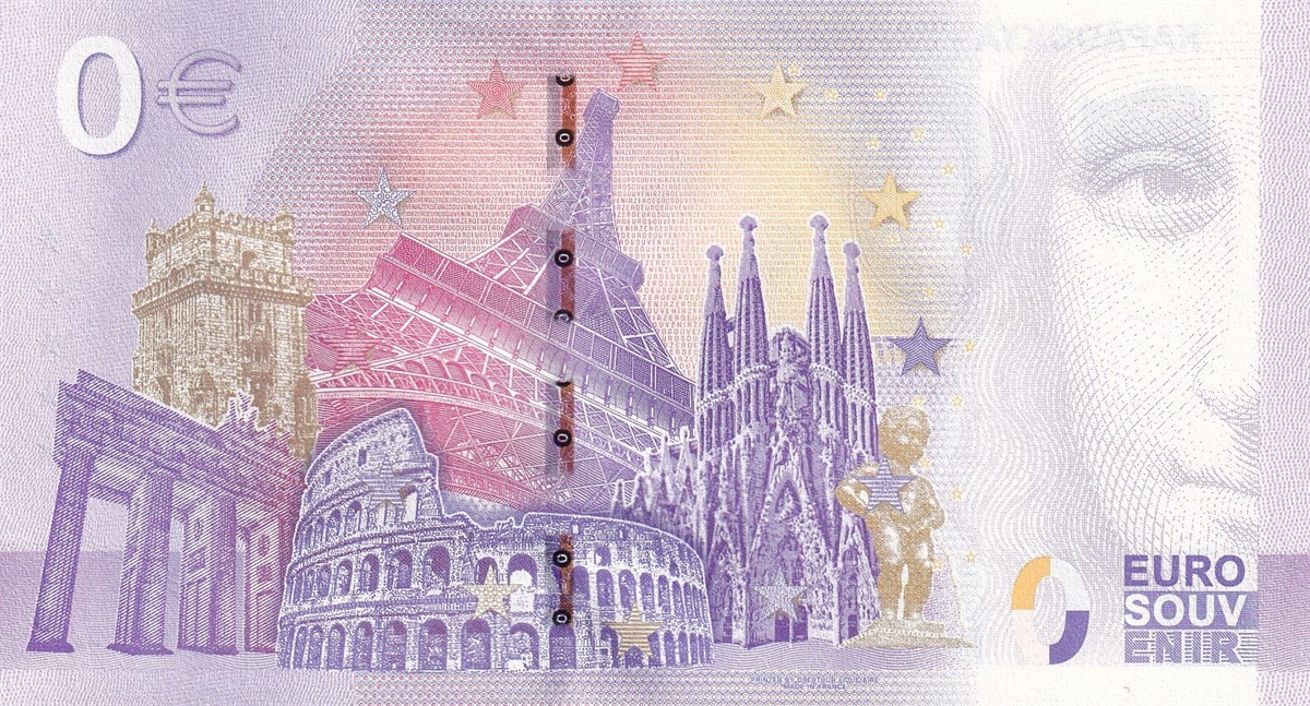 Hatıra Kağıt Paralar0 (Sıfır) Euro Türkiye - Kapadokya Hatıra Parası (Souvenir Banknote)