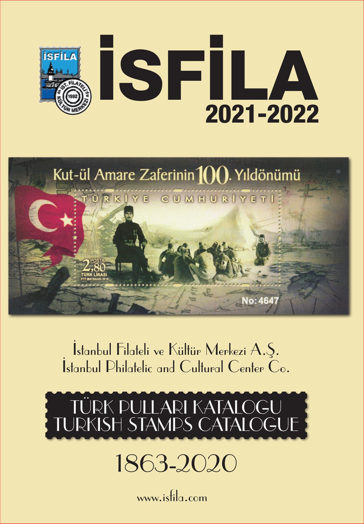 İsfila 2021-2022 Türk Pulları Kataloğu