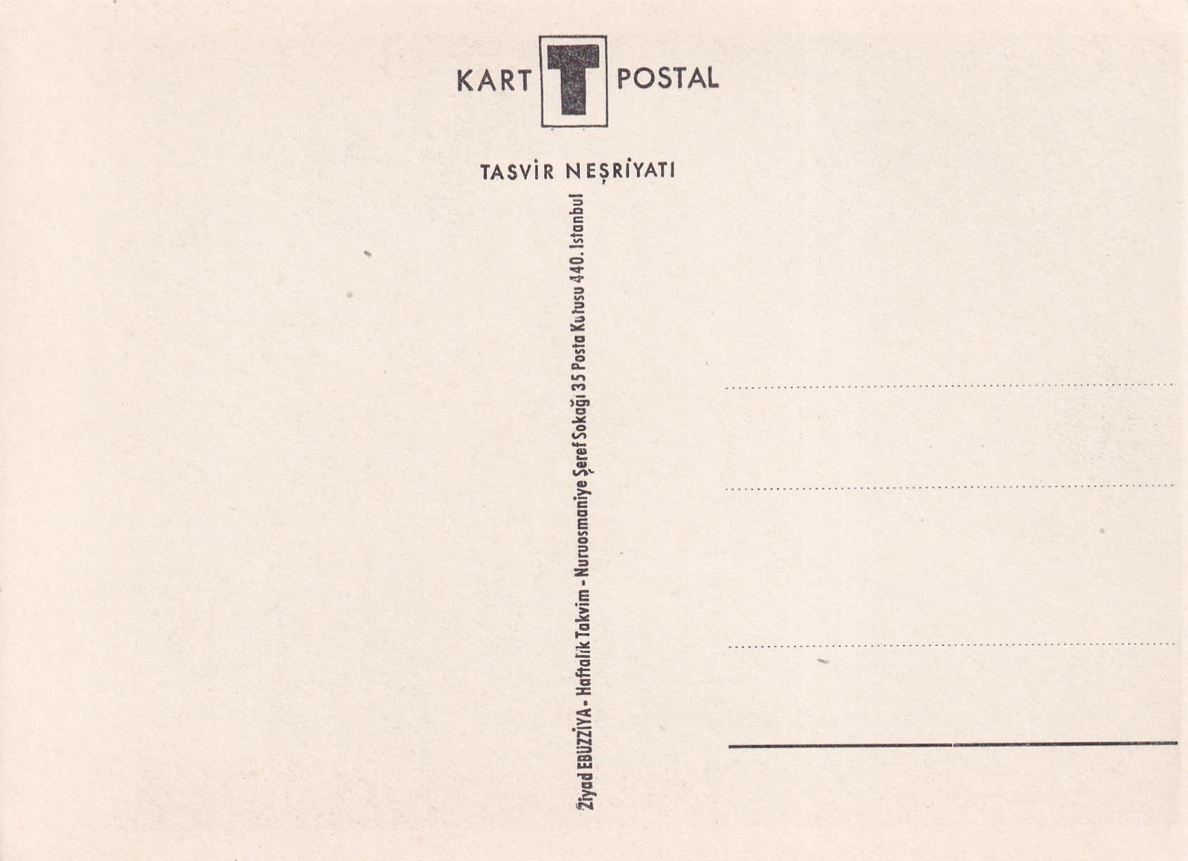 Kartpostalİstanbul Kartpostalı