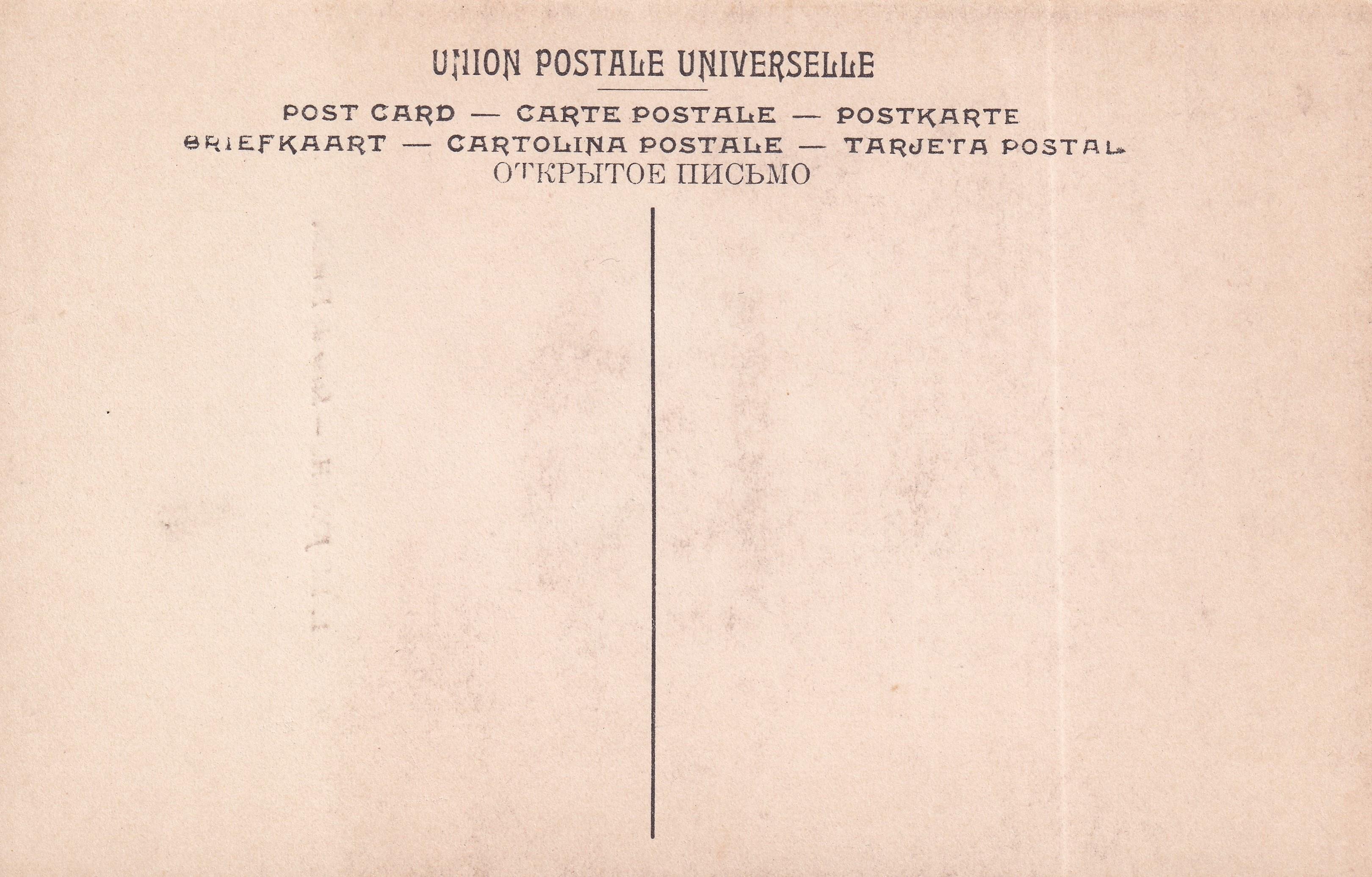 PostcardL. DE JONGH. Scène de Famille UPU Kartpostalı