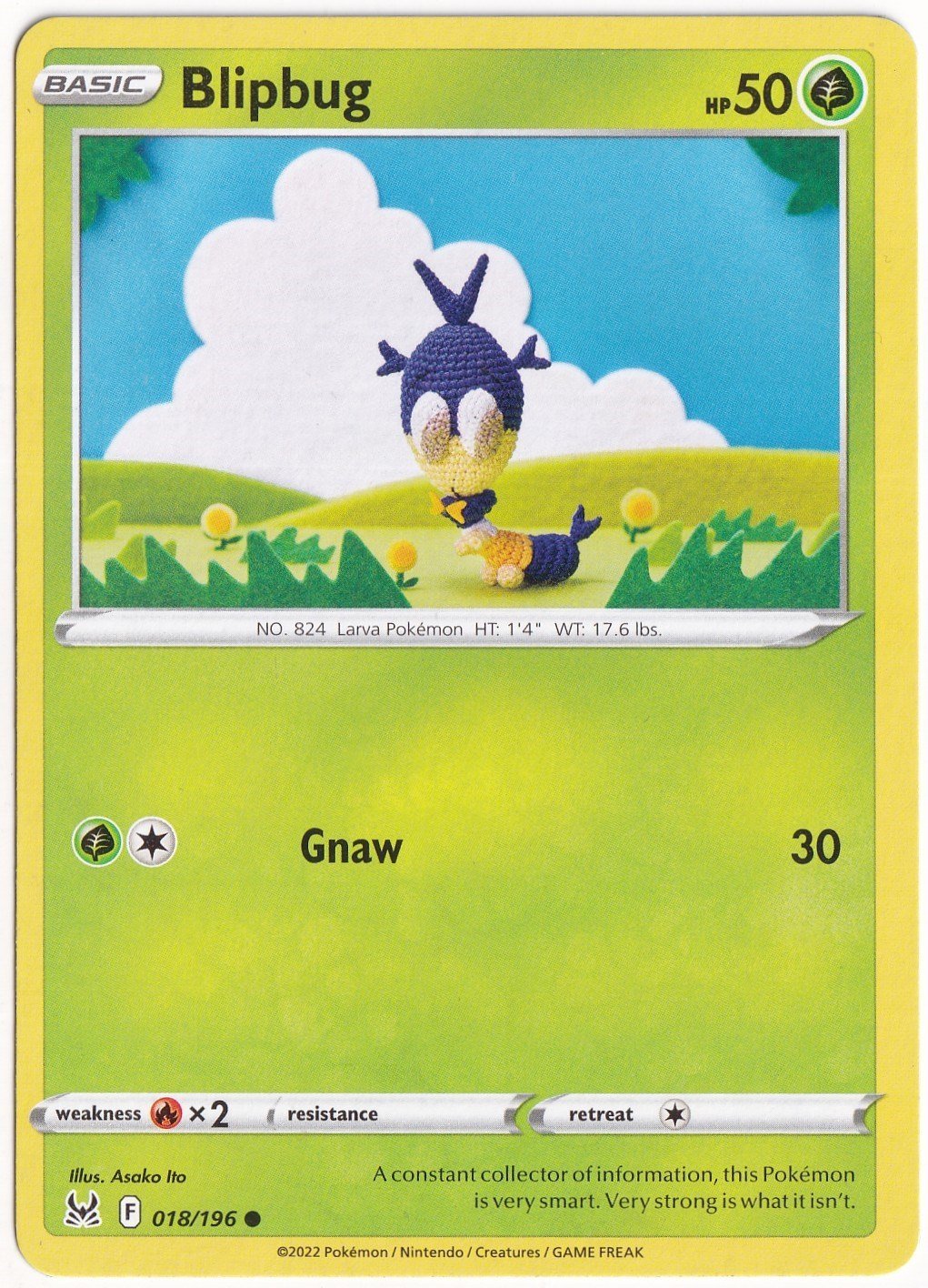 Lost OriginBlipbug #18 - Pokemon Lost Origin - Pokemon Kartı (Mint)