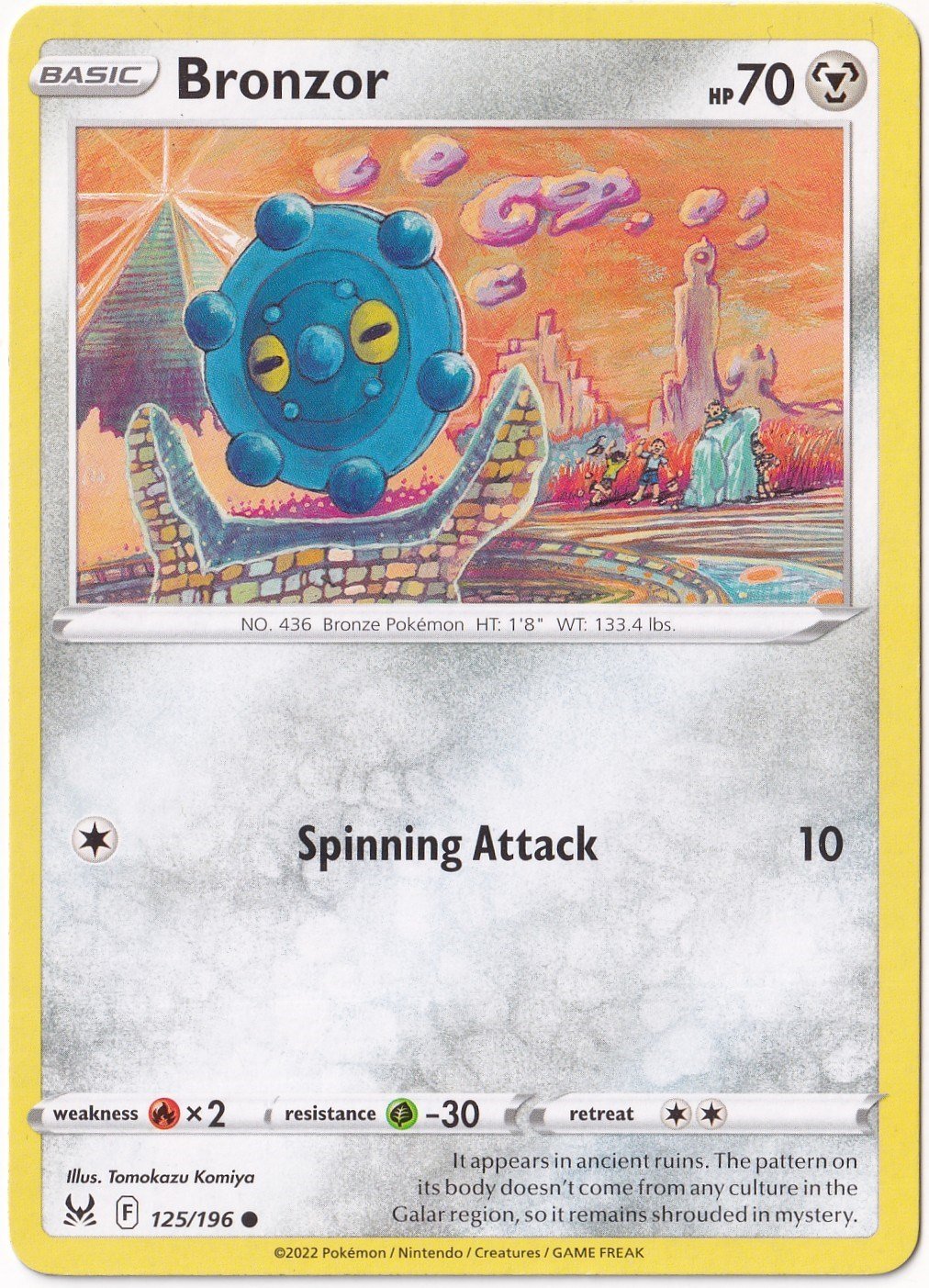 Lost OriginBronzor #125 - Pokemon Lost Origin - Pokemon Kartı (Mint)