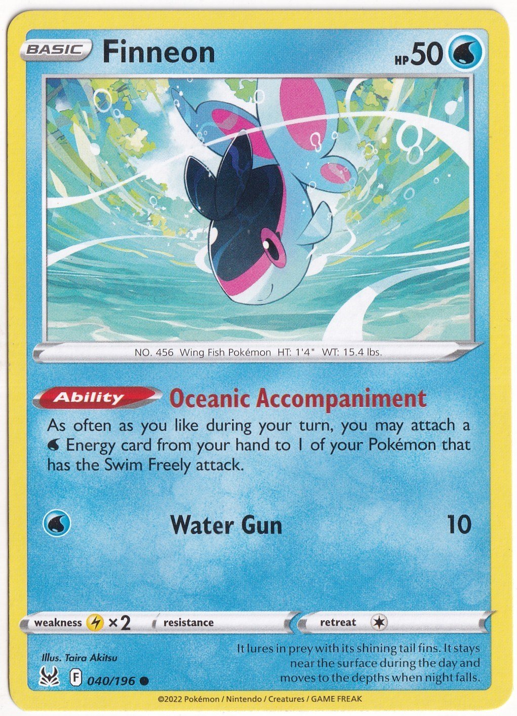 Lost OriginFinneon #40 - Pokemon Lost Origin - Pokemon Kartı (Mint)