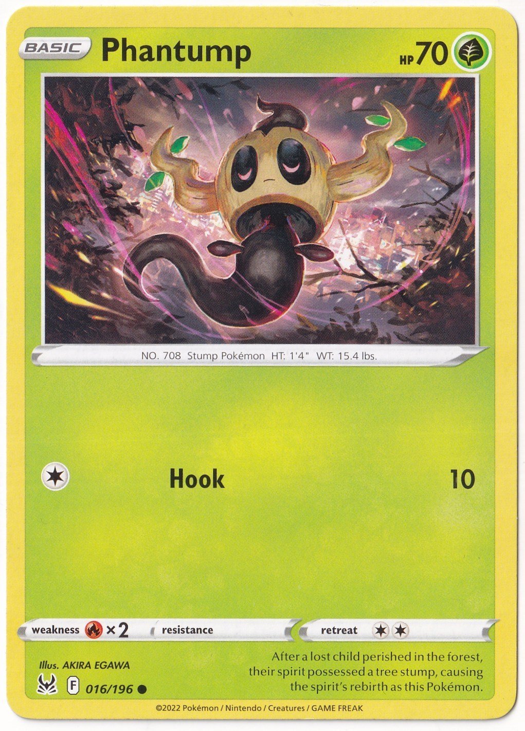 Lost OriginPhantump #16 - Pokemon Lost Origin - Pokemon Kartı (Mint)
