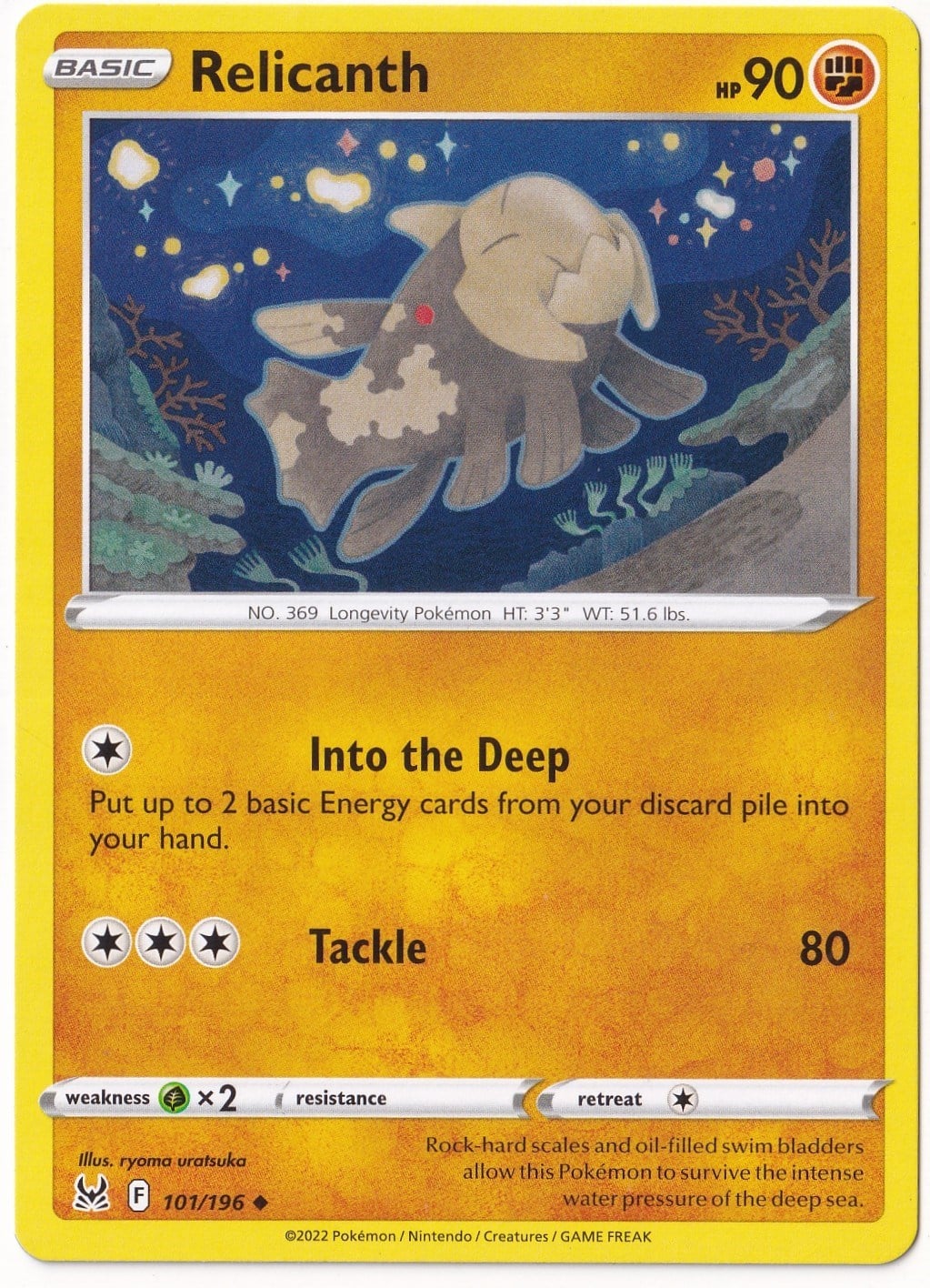Lost OriginRelicanth #101 - Pokemon Lost Origin - Pokemon Kartı (Mint)