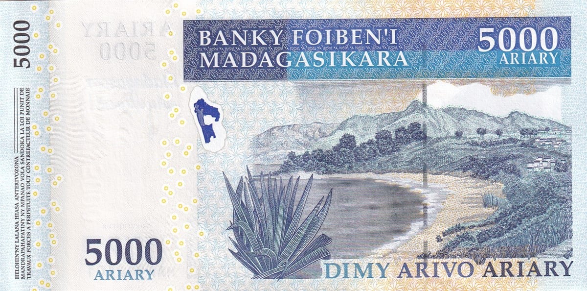 Madagaskar - 5000 Ariary (2007) B331a/P94
