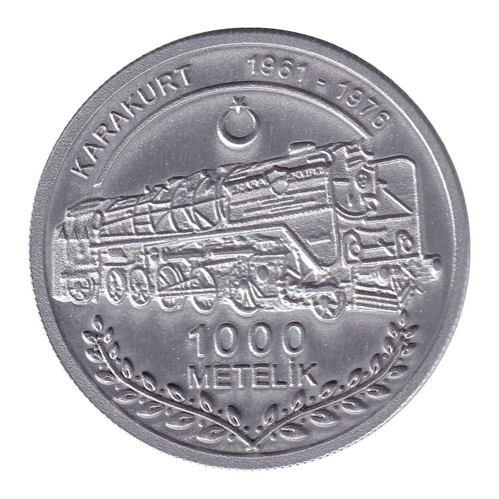 Medals and MedallionsTürkiye'nin Lokomotifleri, Alüminyum Okside, Hatıra Madalyon