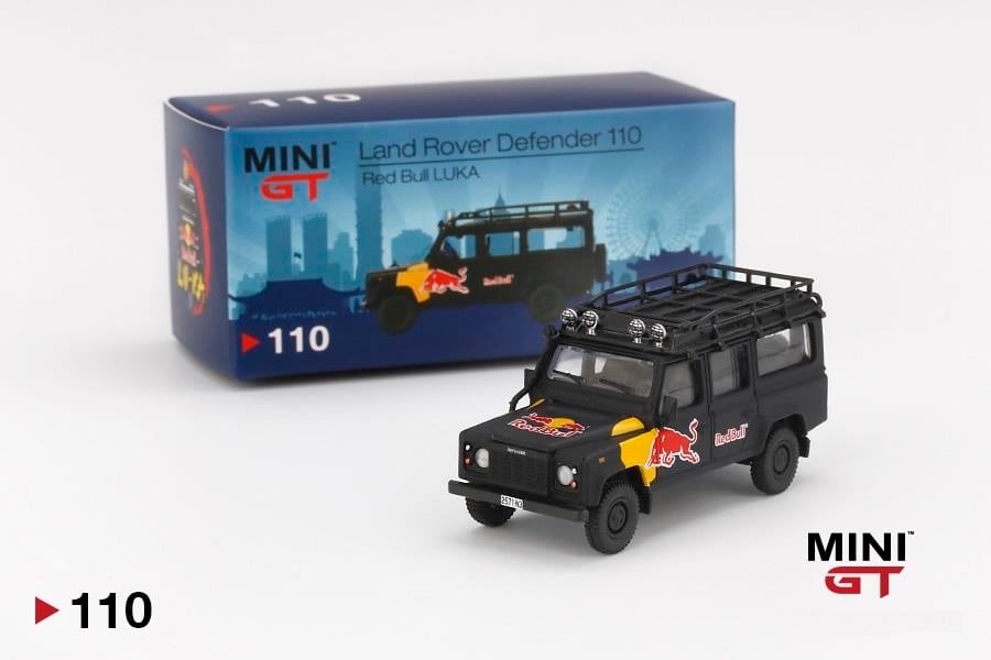 Mini GT - Land Rover Defender 110 Red Bull LUKA 1/64