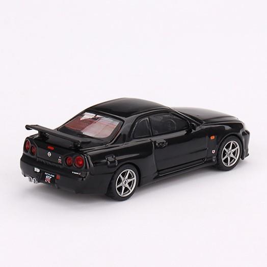 Mini GTMini GT - Nissan Skyline GT-R (R34) V-Spec Black Pearl 1/64