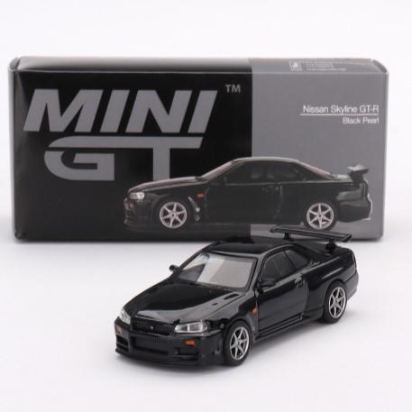 Mini GTMini GT - Nissan Skyline GT-R (R34) V-Spec Black Pearl 1/64