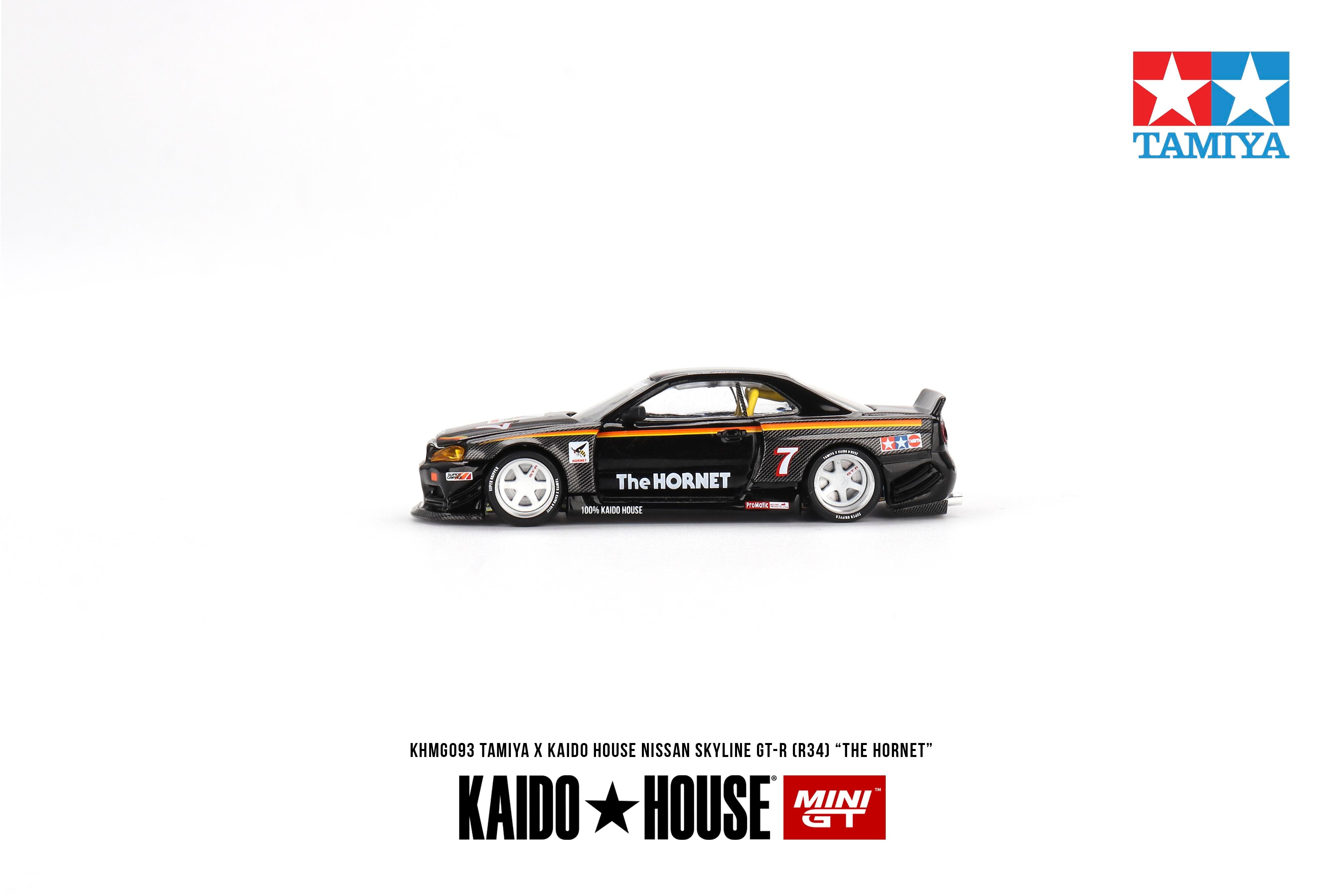 KAIDO★HOUSE R34 スカイライン HORNETメキカスタム Mini GT - Nissan Skyline GT-R (R34) TAMIYA x KAIDO HOUSE 