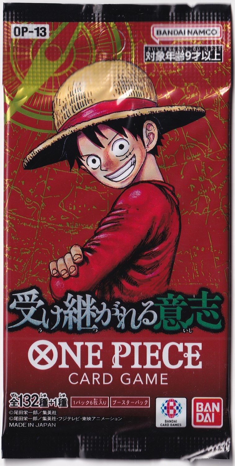 One PieceOne Piece TCG: OP-13 Inherited Will Orijinal Japonca Booster Pack - Monkey D. Luffy
