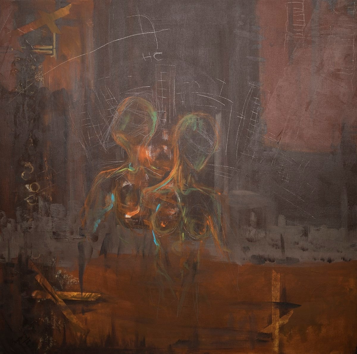 Original Art WorksSeyhan Şen - Kompozisyon (2003 - Yağlı Boya)