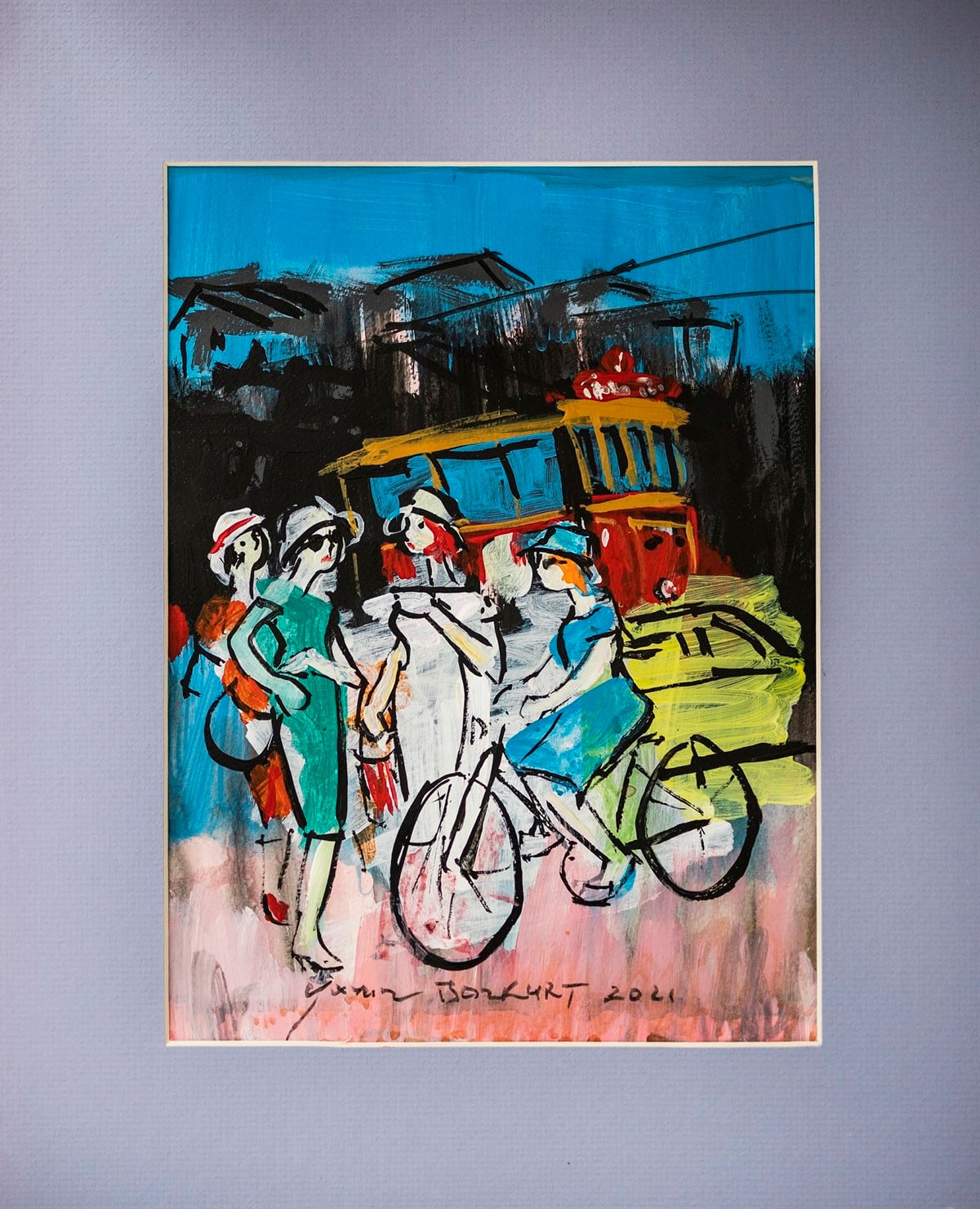 Original Art WorksYavuz Bozkurt - İstanbul Serisi (2021/3 - Karışık Teknik)