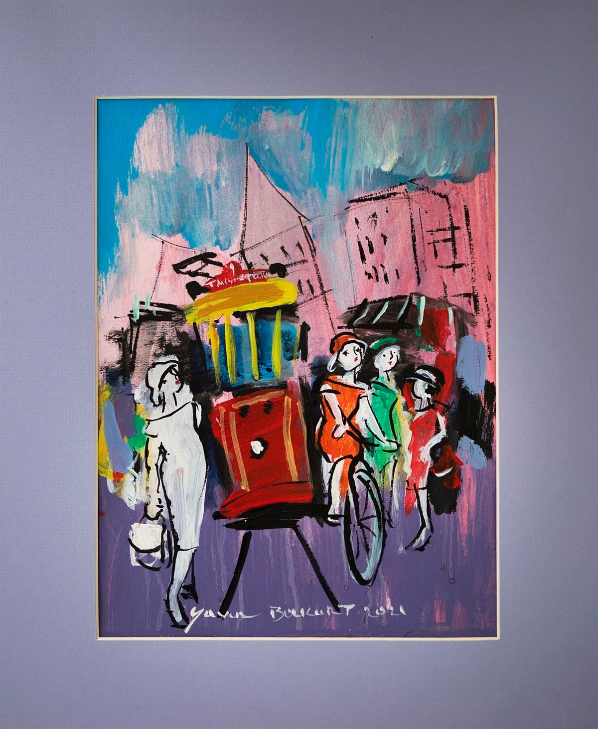 Original Art WorksYavuz Bozkurt - İstanbul Serisi (2021/2 - Karışık Teknik)