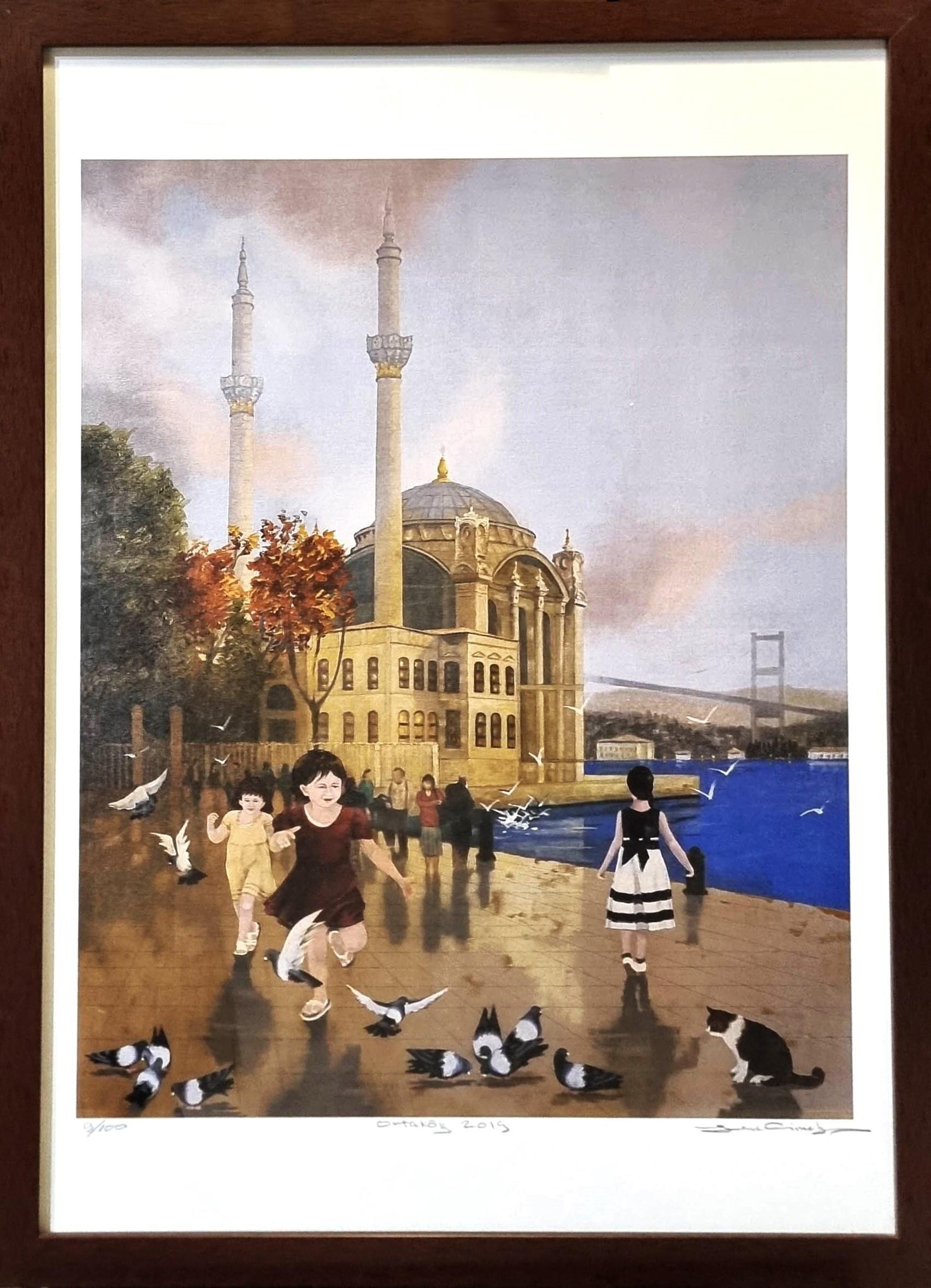 Faruk Cimok - Ortaköy 2019 (İmzalı Özgün Baskı