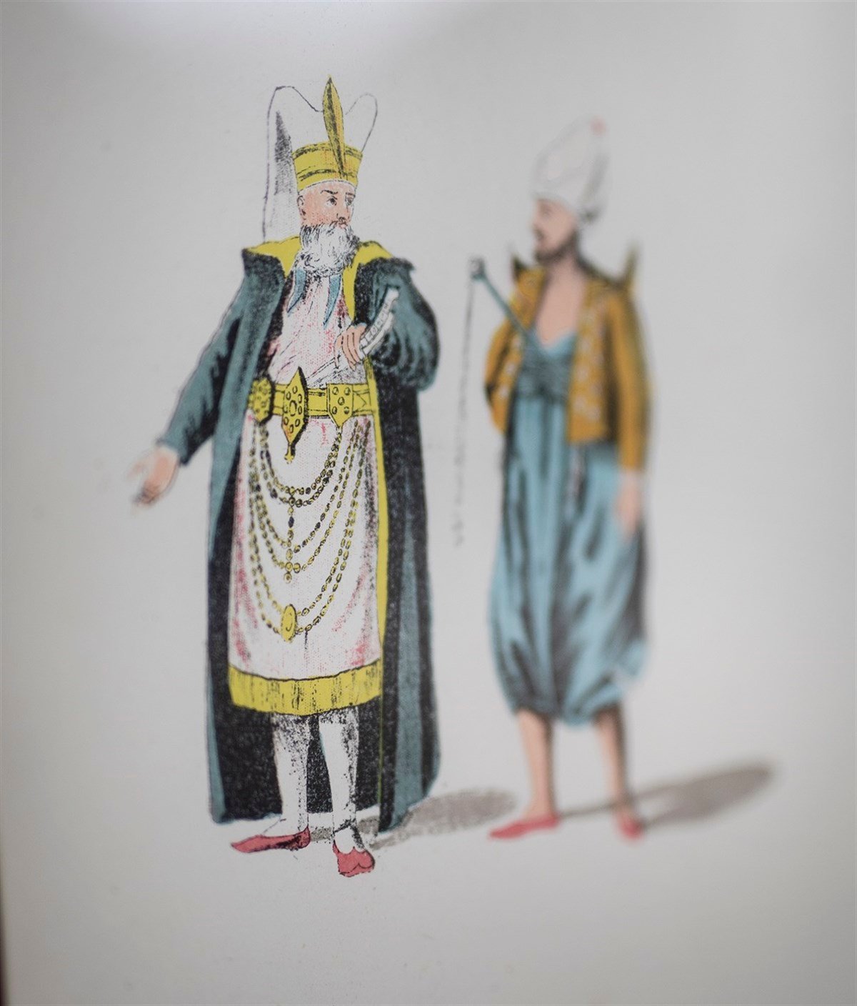 Original Print PaintingRenkli Gravür Tablo