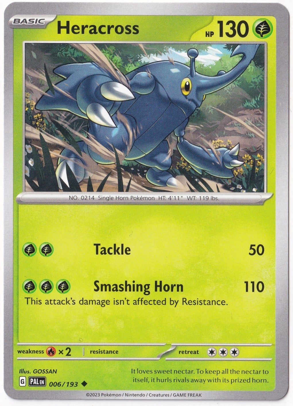 Paldea EvolvedHeracross 006/193 - Paldea Evolved - Pokemon Kartı (Mint)