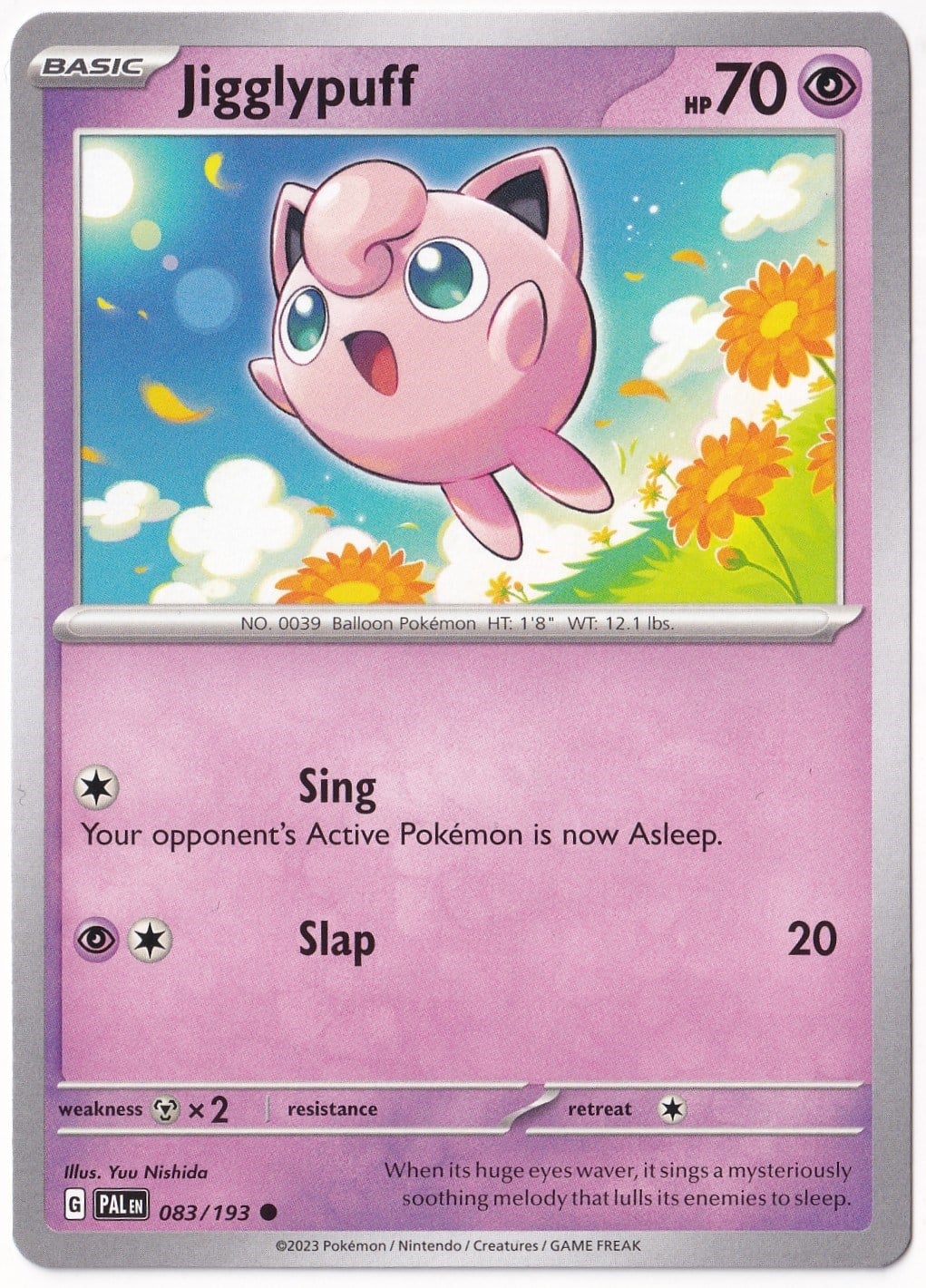 Paldea EvolvedJigglypuff 083/193 - Paldea Evolved - Pokemon Kartı (Mint)