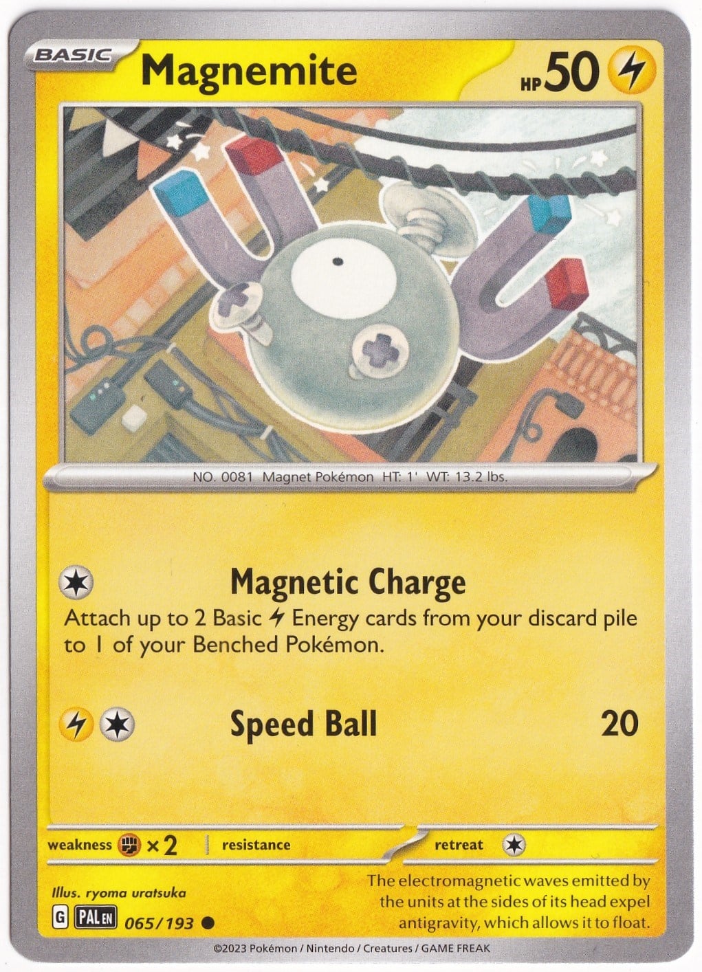 Paldea EvolvedMagnemite 065/193 - Paldea Evolved - Pokemon Kartı (Mint)