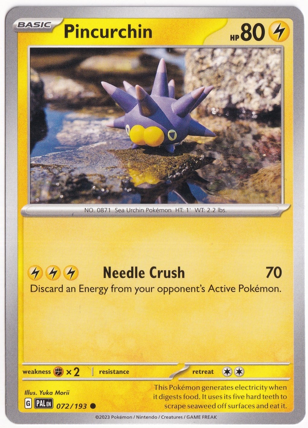 Paldea EvolvedPincurchin 072/193 - Paldea Evolved - Pokemon Kartı (Mint)