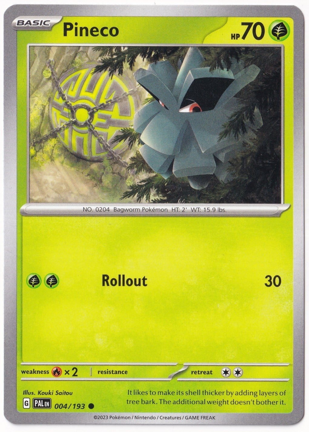 Paldea EvolvedPineco 004/193 - Paldea Evolved - Pokemon Kartı (Mint)