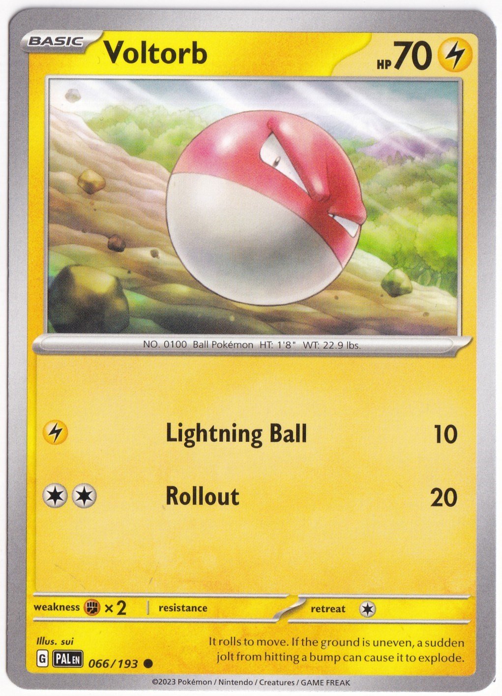Paldea EvolvedVoltorb 066/193 - Paldea Evolved - Pokemon Kartı (Mint)