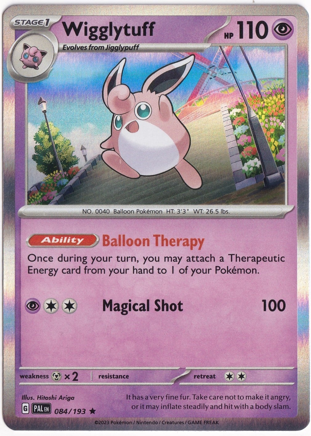Paldea EvolvedWigglytuff 084/193 - Paldea Evolved - Pokemon Kartı (Mint)