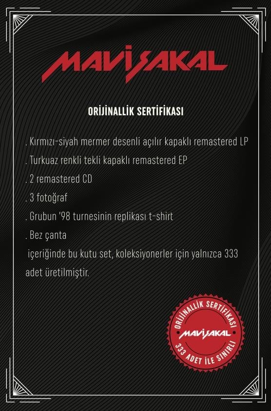 PlakMavi Sakal Sınırlı Üretim Box Set (333 Adet Limitli) – Açılmamış/Sealed Arşivlik Set