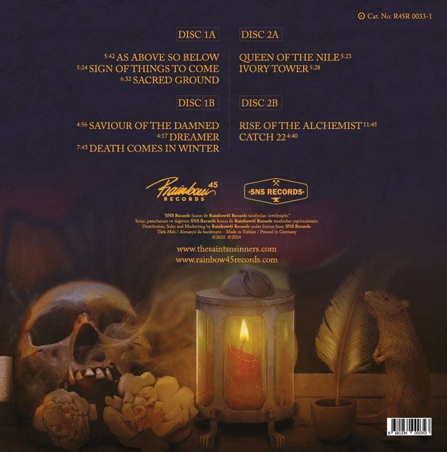 PlakSaints 'N' Sinners - Rise Of The Alchemist (Kırmızı Plak)